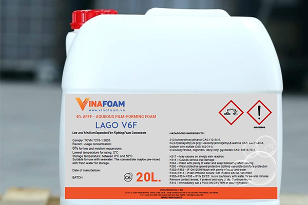 Bọt chữa cháy loại V3F Việt Nam